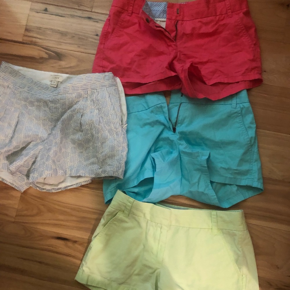 J crew size 0 chino shorts